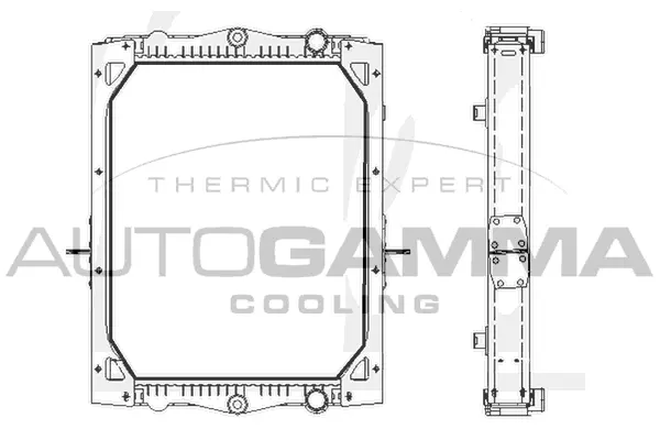 Radiator, engine cooling (404644)