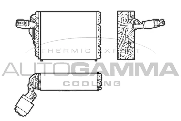 Evaporator, air conditioning (112207)