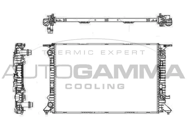 Radiator, engine cooling (105156)