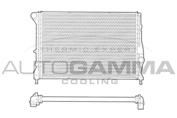 Radiator, engine cooling (102884)
