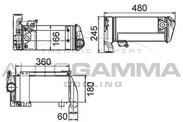 Oil Cooler, engine oil (300999)