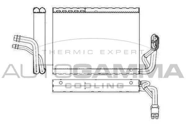 Evaporator, air conditioning (112221)