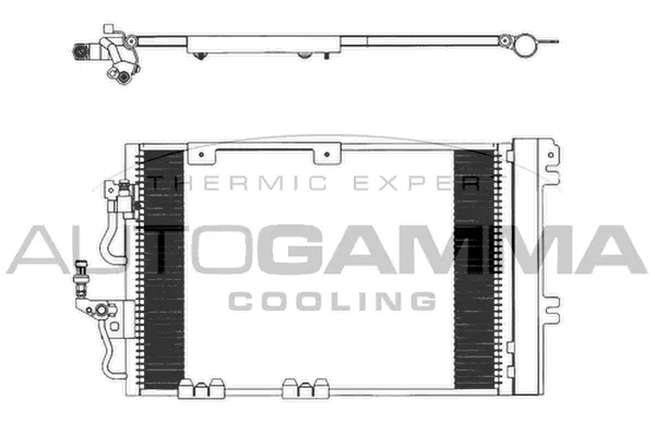 Condenser, air conditioning (103829)