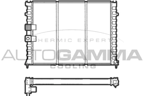 Radiator, engine cooling (103578)