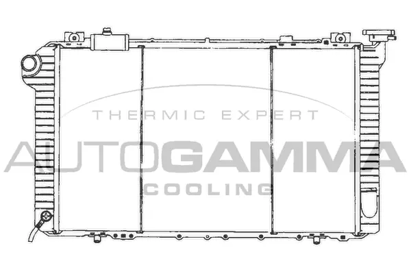 Radiator, engine cooling (102191)