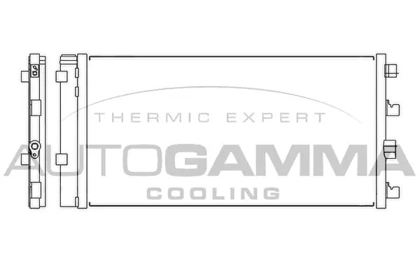 Condenser, air conditioning (105538)