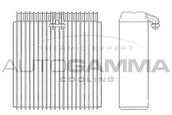 Evaporator, air conditioning (112200)