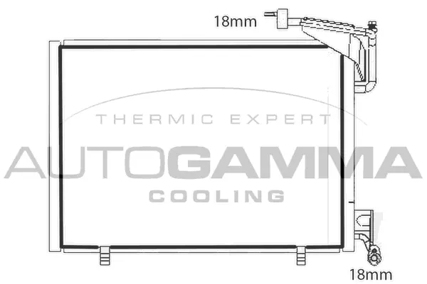 Condenser, air conditioning (107775)