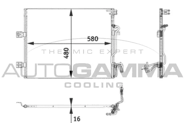 Condenser, air conditioning (105010)
