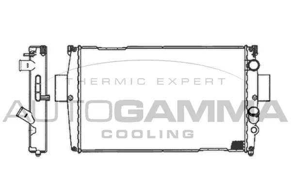 Radiator, engine cooling (105521)