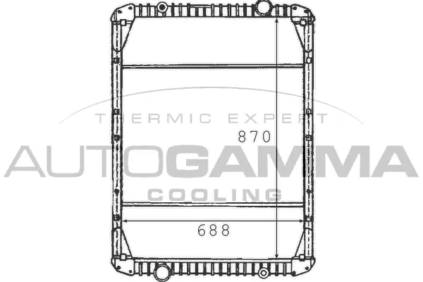 Radiator, engine cooling (401074)