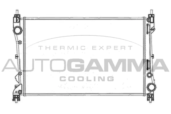 Radiator, engine cooling (105604)