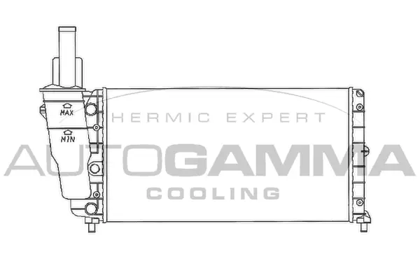 Radiator, engine cooling (102064)