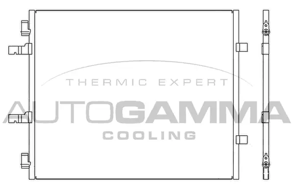 Condenser, air conditioning (105870)