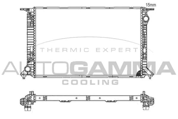 Radiator, engine cooling (105985)