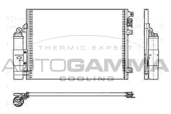 Condenser, air conditioning (104582)