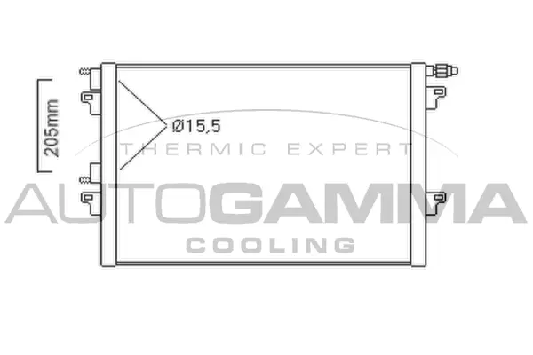 Condenser, air conditioning (104830)