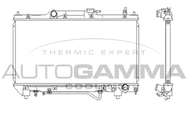 Radiator, engine cooling (102351)