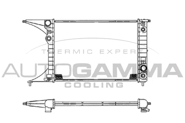 Radiator, engine cooling (102249)