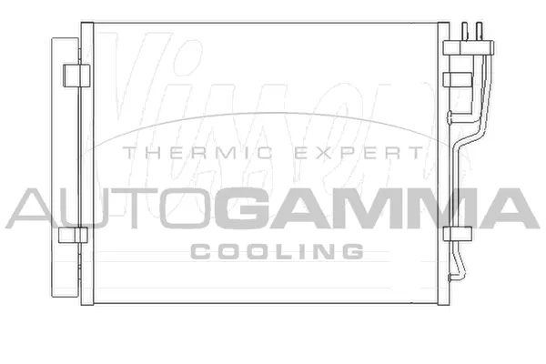 Condenser, air conditioning (105075)