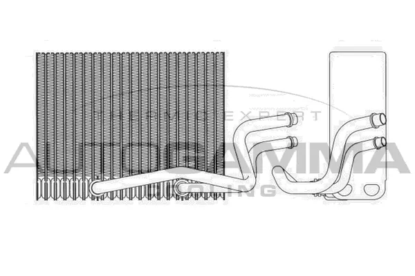 Evaporator, air conditioning (112054)
