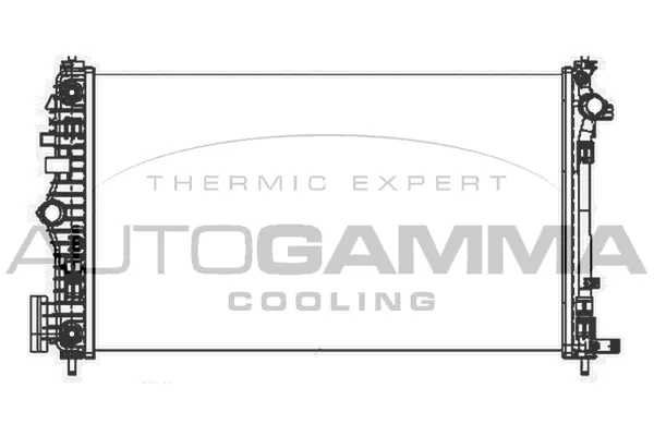 Radiator, engine cooling (105321)
