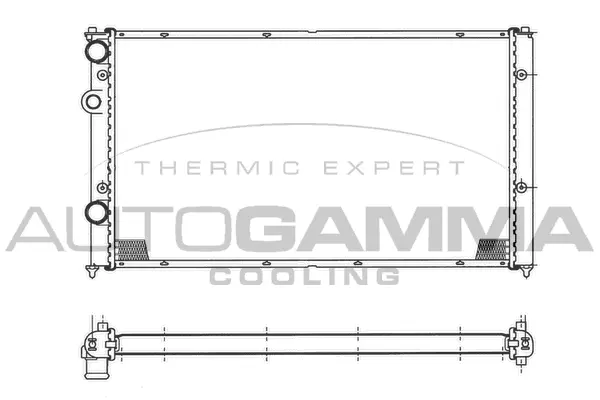 Radiator, engine cooling (103043)