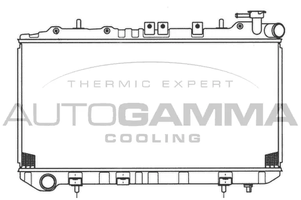 Radiator, engine cooling (100650)