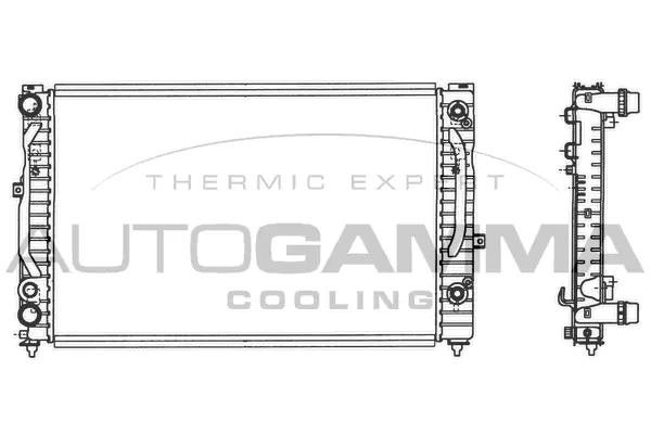 Radiator, engine cooling (103067)