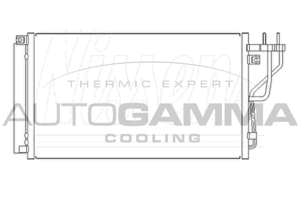 Condenser, air conditioning (105077)