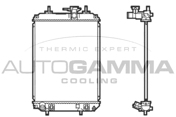 Radiator, engine cooling (105562)