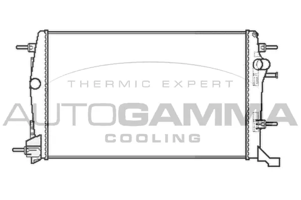 Radiator, engine cooling (105608)