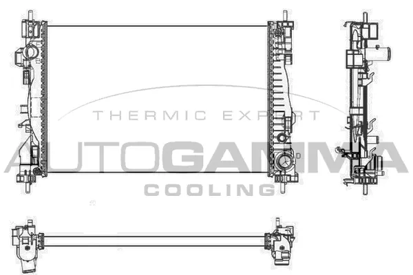 Radiator, engine cooling (105625)
