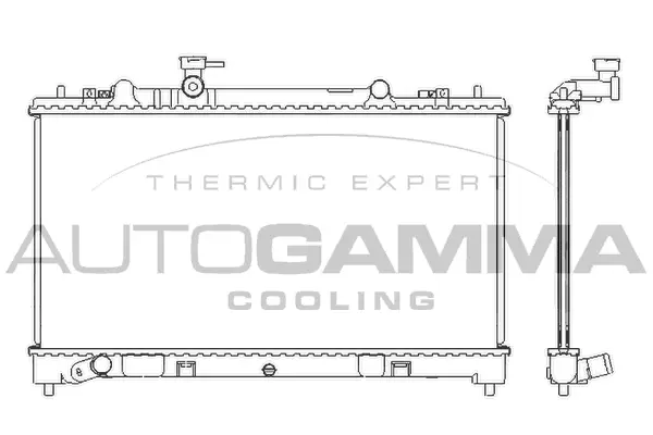 Radiator, engine cooling (105990)