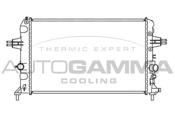 Radiator, engine cooling (104300)