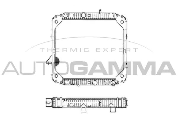 Radiator, engine cooling (404036)
