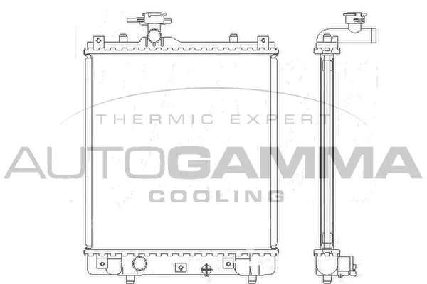 Radiator, engine cooling (104710)