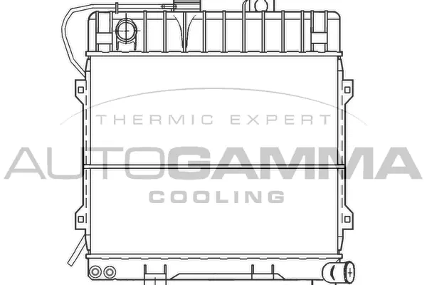Radiator, engine cooling (100089)