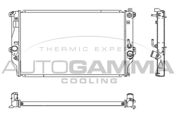 Radiator, engine cooling (107569)