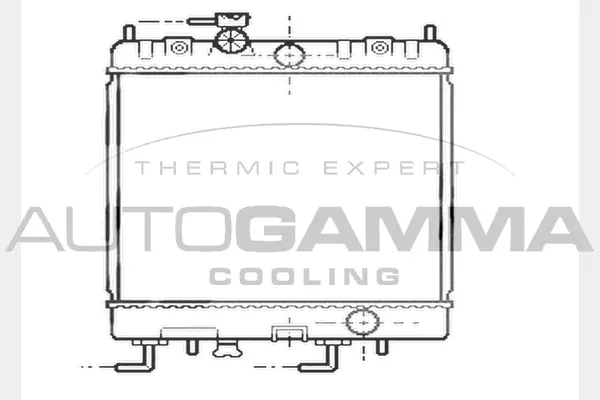 Radiator, engine cooling (104421)