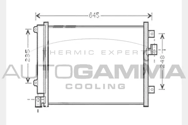 Condenser, air conditioning (104469)