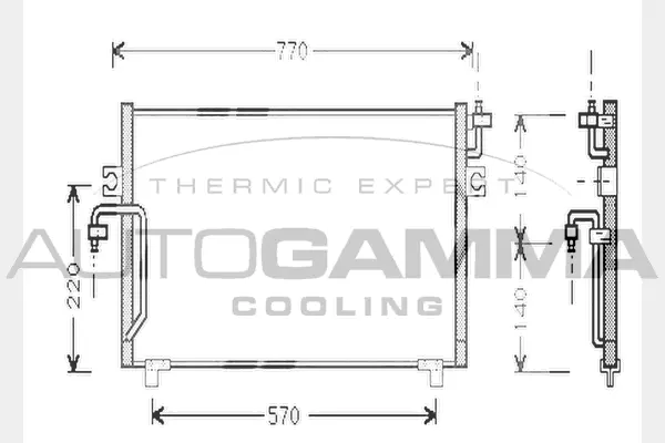 Condenser, air conditioning (104472)