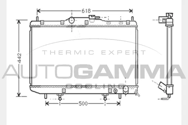 Radiator, engine cooling (104378)