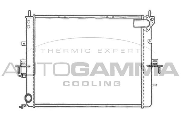 Radiator, engine cooling (102937)
