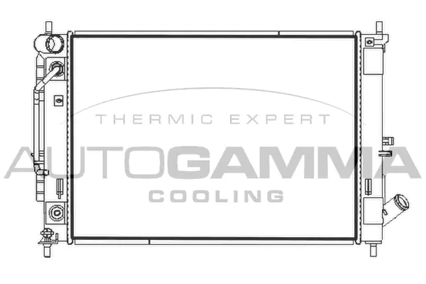 Radiator, engine cooling (107931)