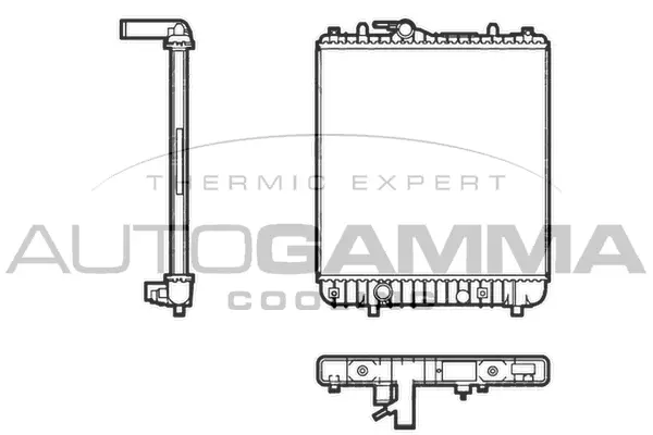 Radiator, engine cooling (104864)