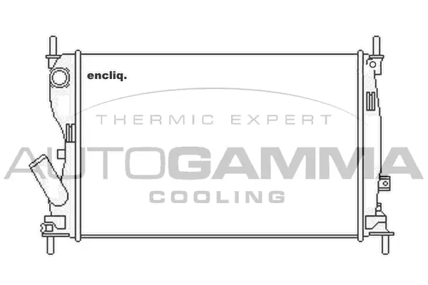 Radiator, engine cooling (104241)