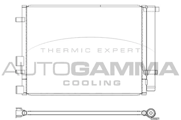 Condenser, air conditioning (105828)