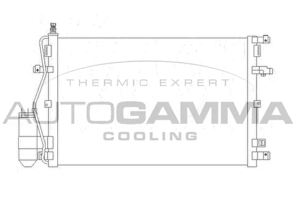Condenser, air conditioning (105039)