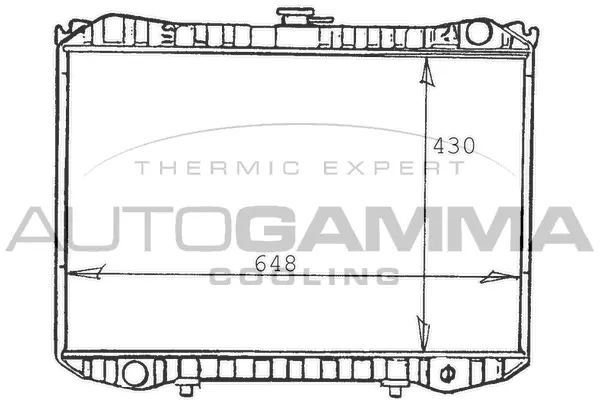 Radiator, engine cooling (103257)